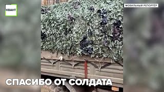 Спасибо от солдата