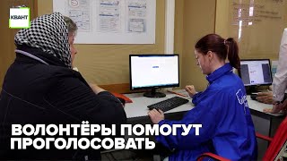 Волонтёры помогут проголосовать